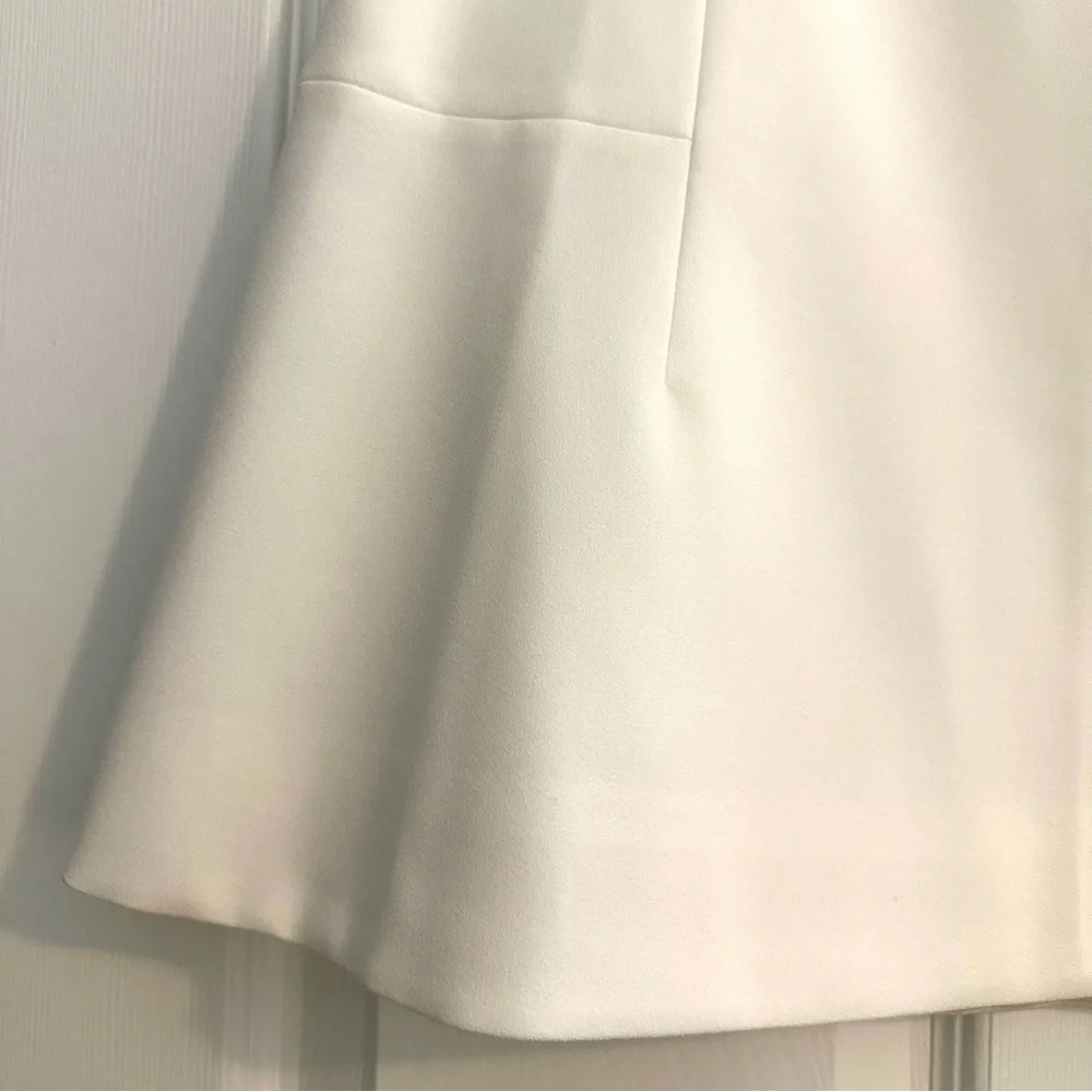 NWT J.Crew White Fit & Flare Skirt - Picture 4 of 4